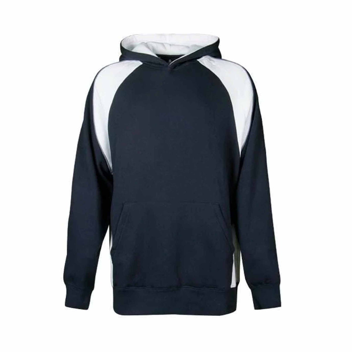 navy white ashe kids hoodie