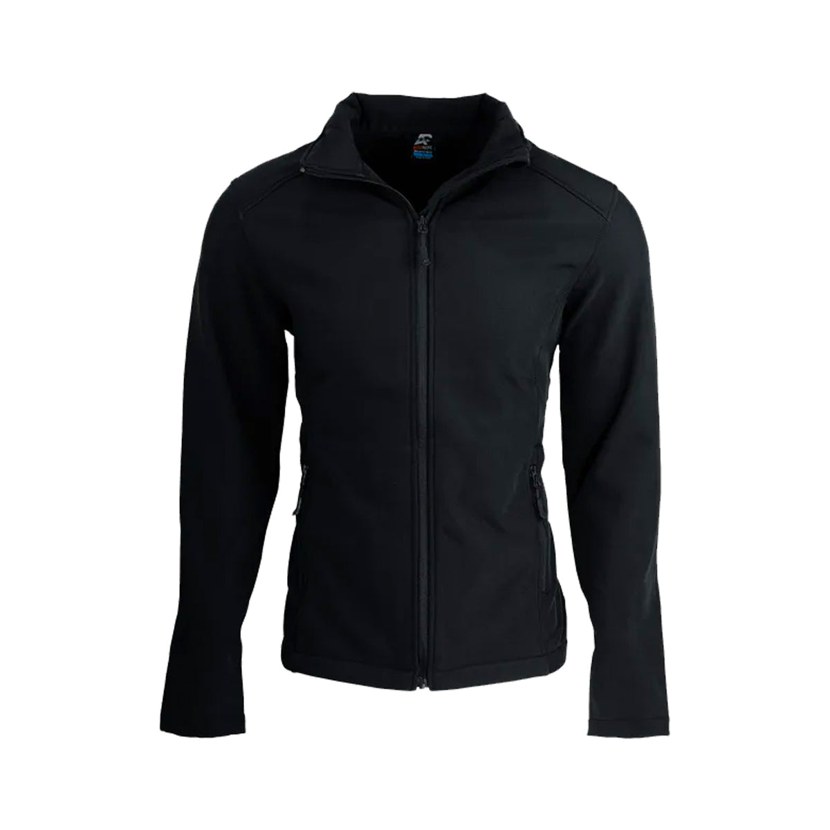 kids selwyn softshell jacket in black