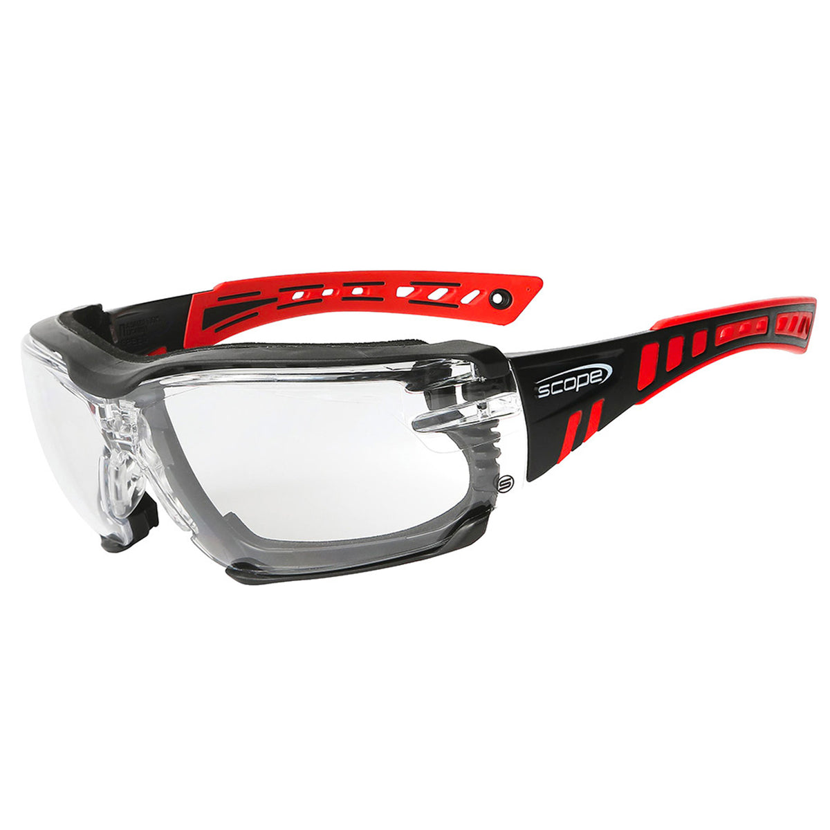 scope optics speed pro safety glasses with clear lens