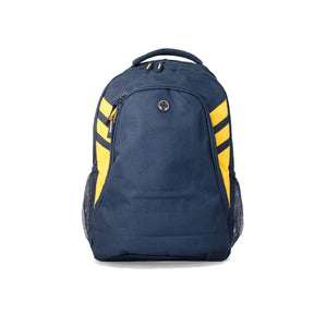 navy gold tasman backpack