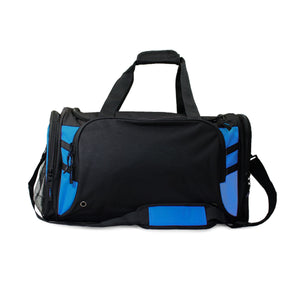 black cyan tasman sports bag