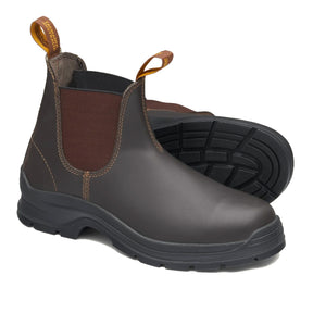blundstone 405 waxy leather general purpose work boot in brown