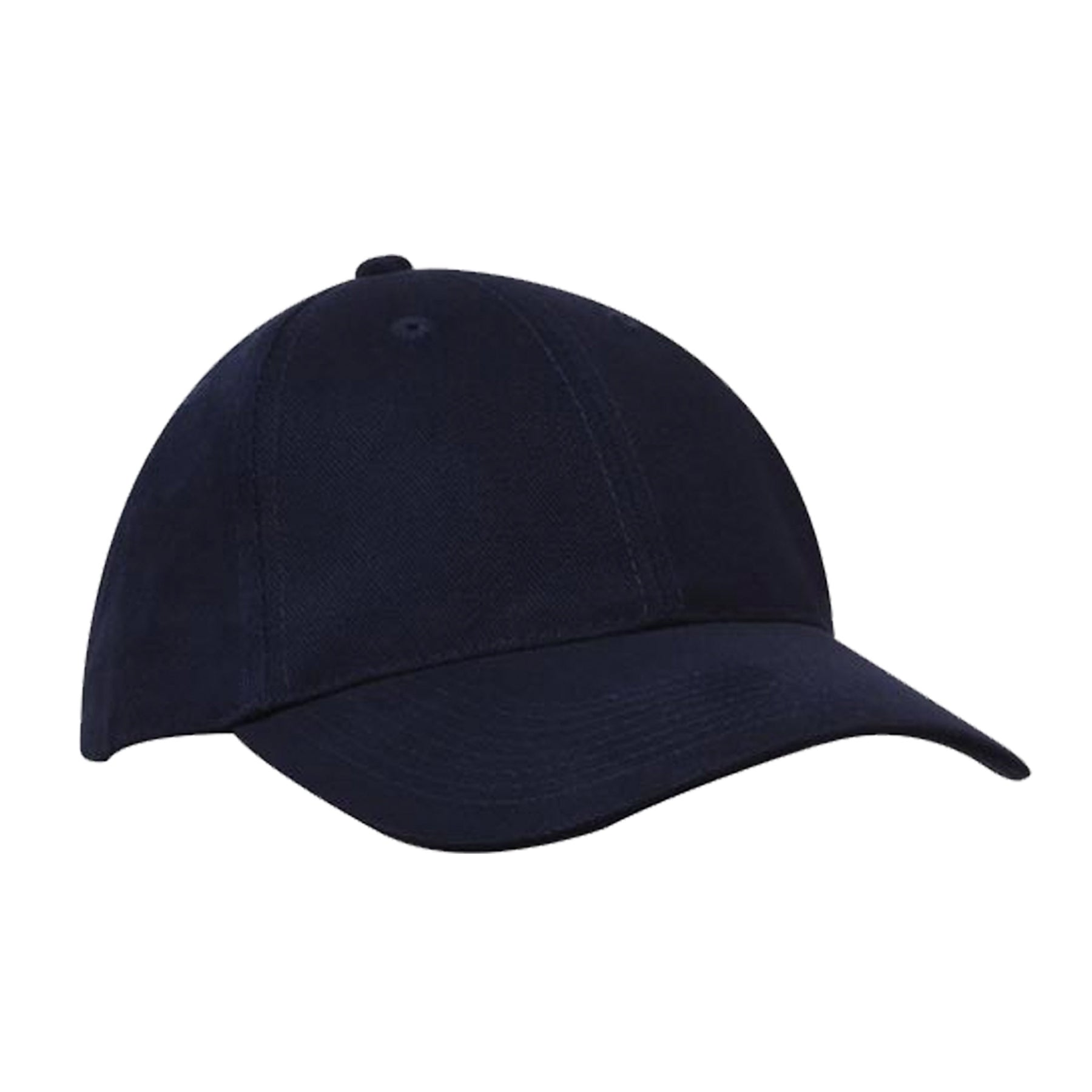 navy brushed cotton baseball cap