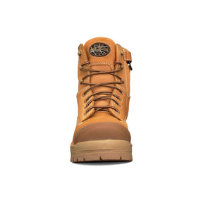 Oliver 150MM Zip Side Boot Wheat 45 632Z Tradies Workwear Safety