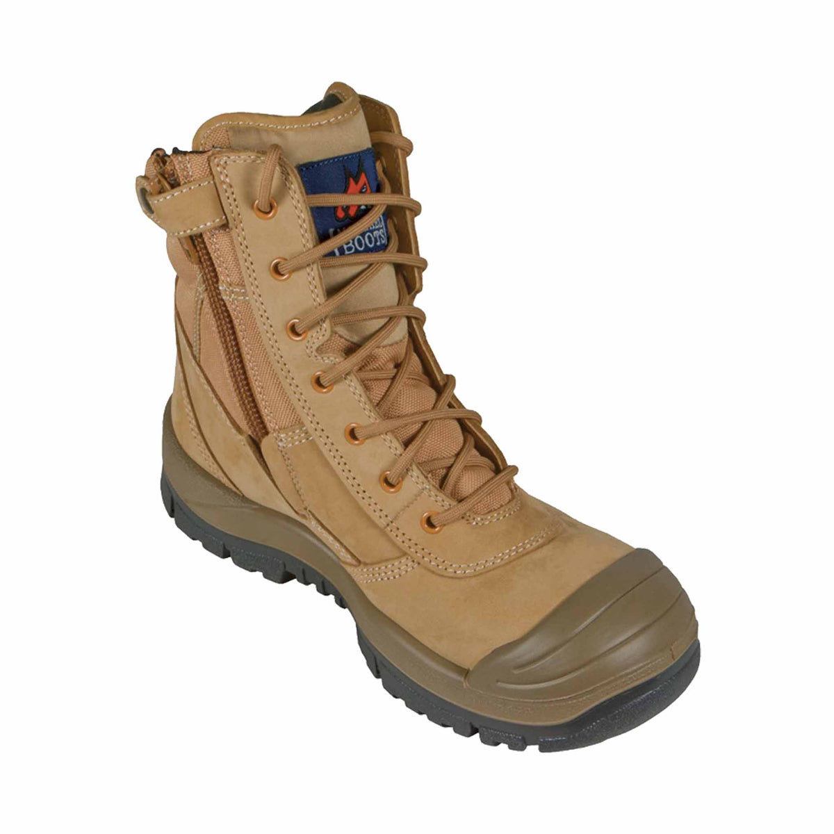 WHEAT HIGH LEG ZIP SIDER BOOT - 451050