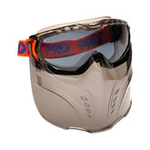 vadar goggle visor combination with smoke lens