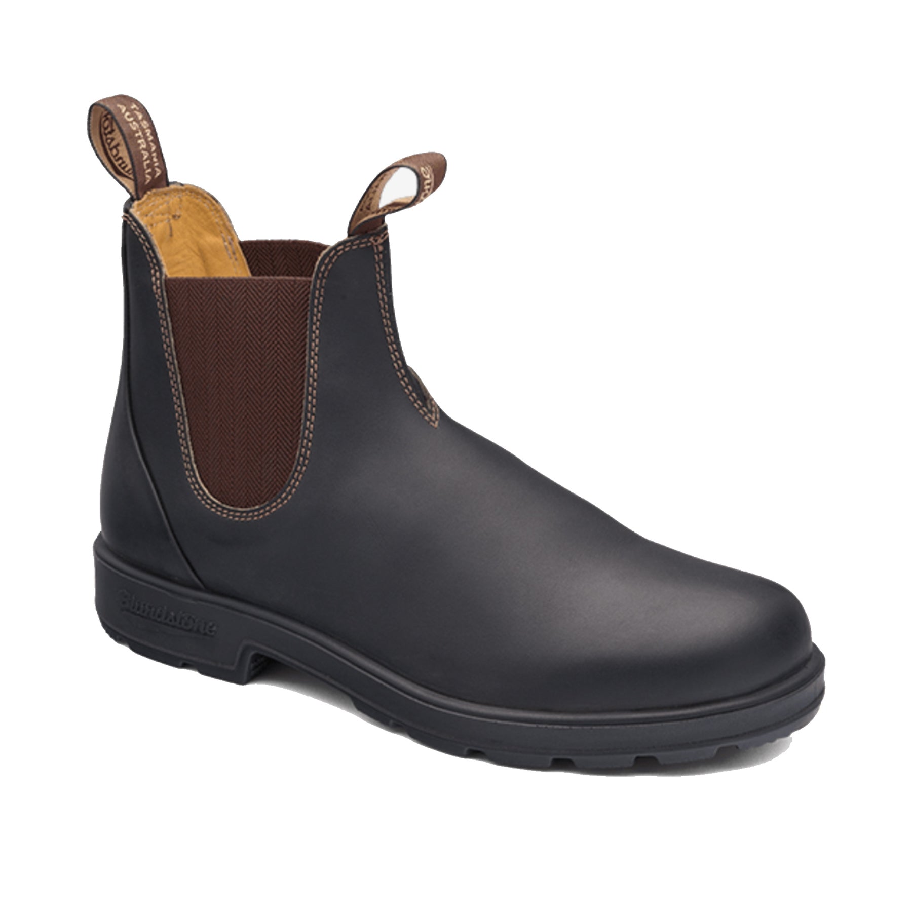 premium brown leather boot