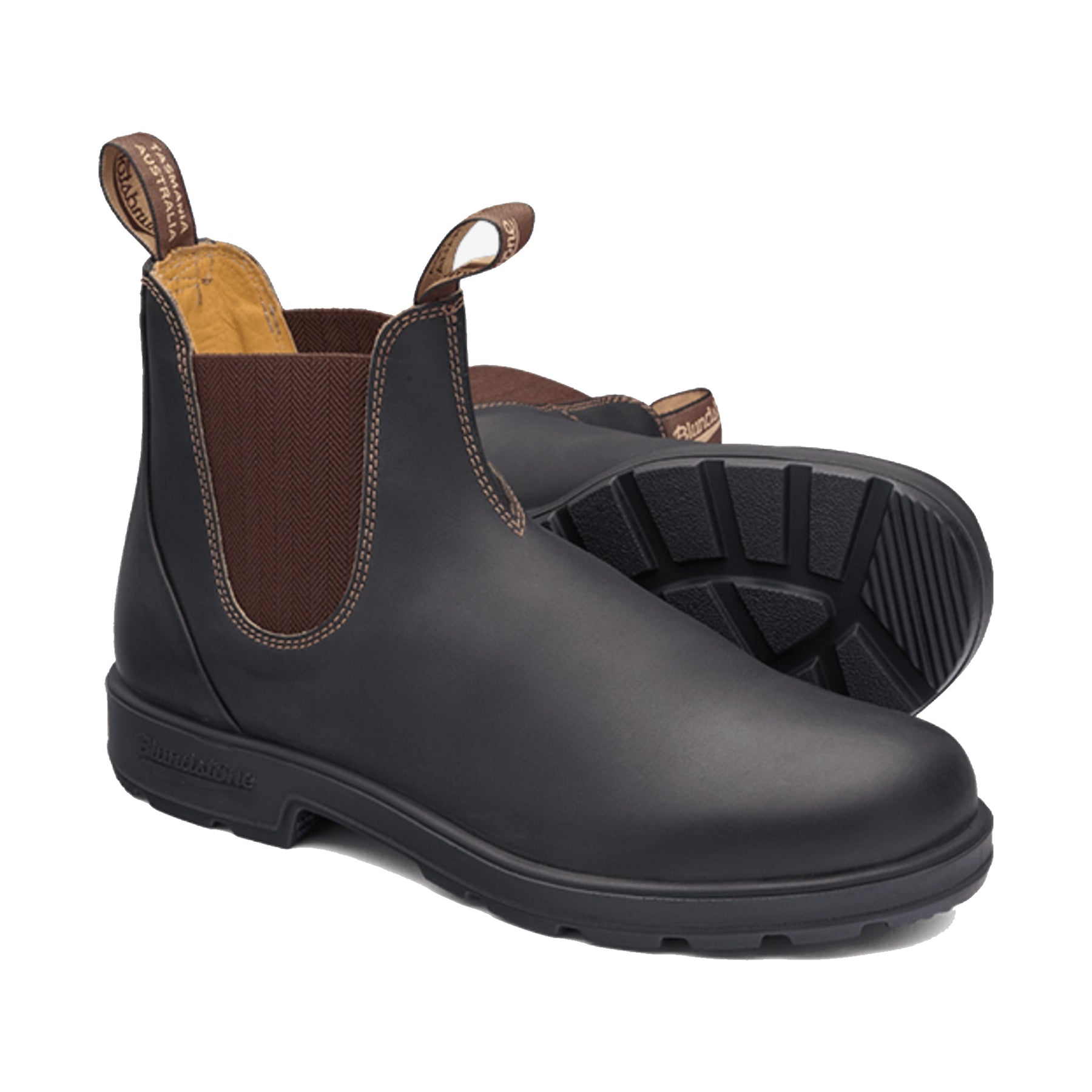 premium brown leather boot