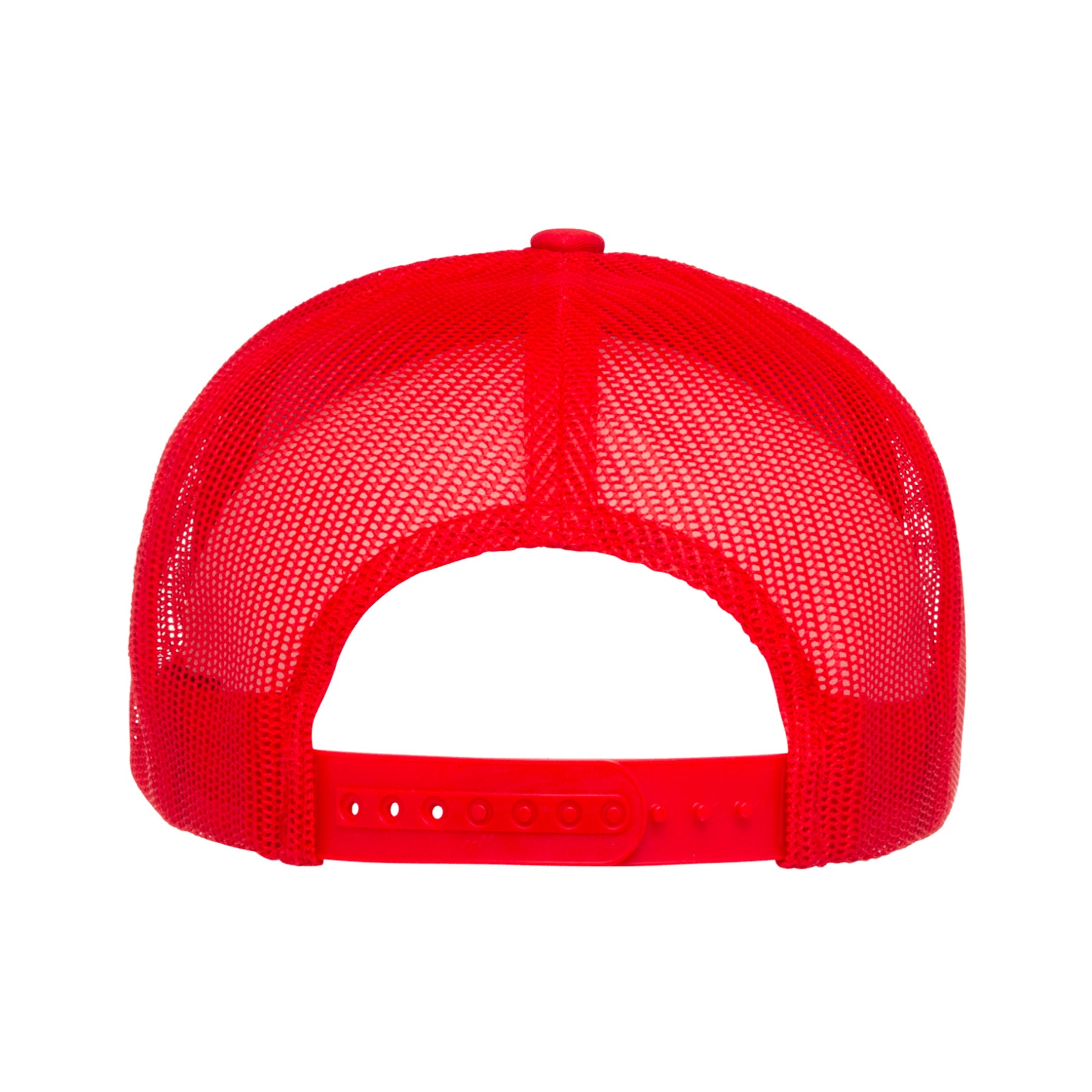 yupoong classic universal trucker cap in red