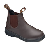 blundstone kids blunnies brown full grain leather boot