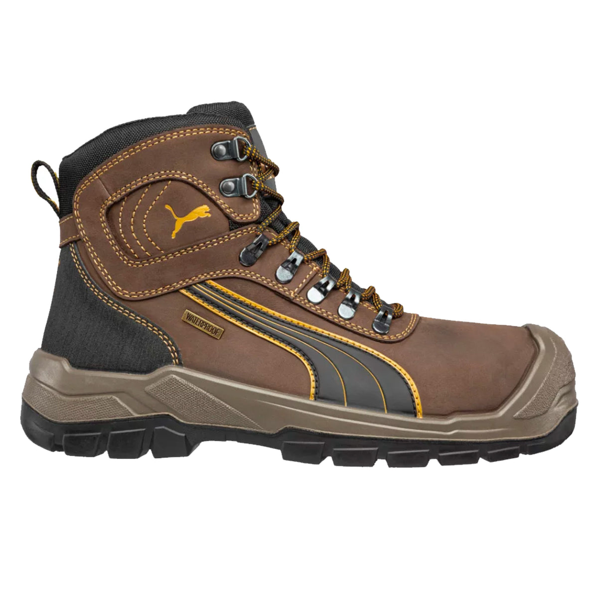 sierra nevada mid brown boot with zip
