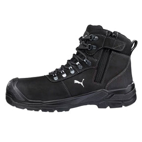 puma sierra nevada mid zip boot in black
