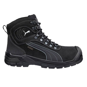puma sierra nevada mid zip boot in black