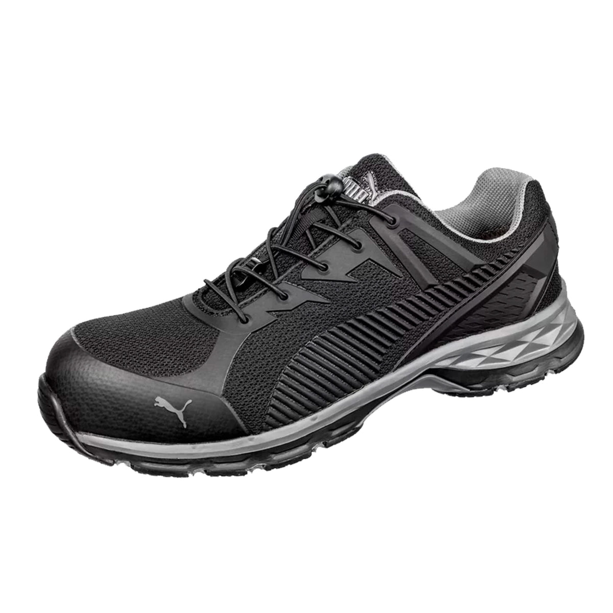 puma relay safety jogger in black