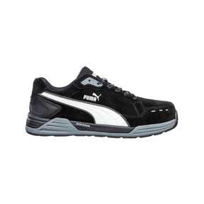 puma safety airtwist safety jogger in black white