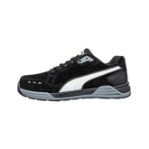 puma safety airtwist safety jogger in black white