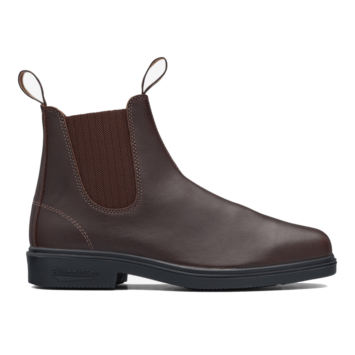 premium leather brown dress boot