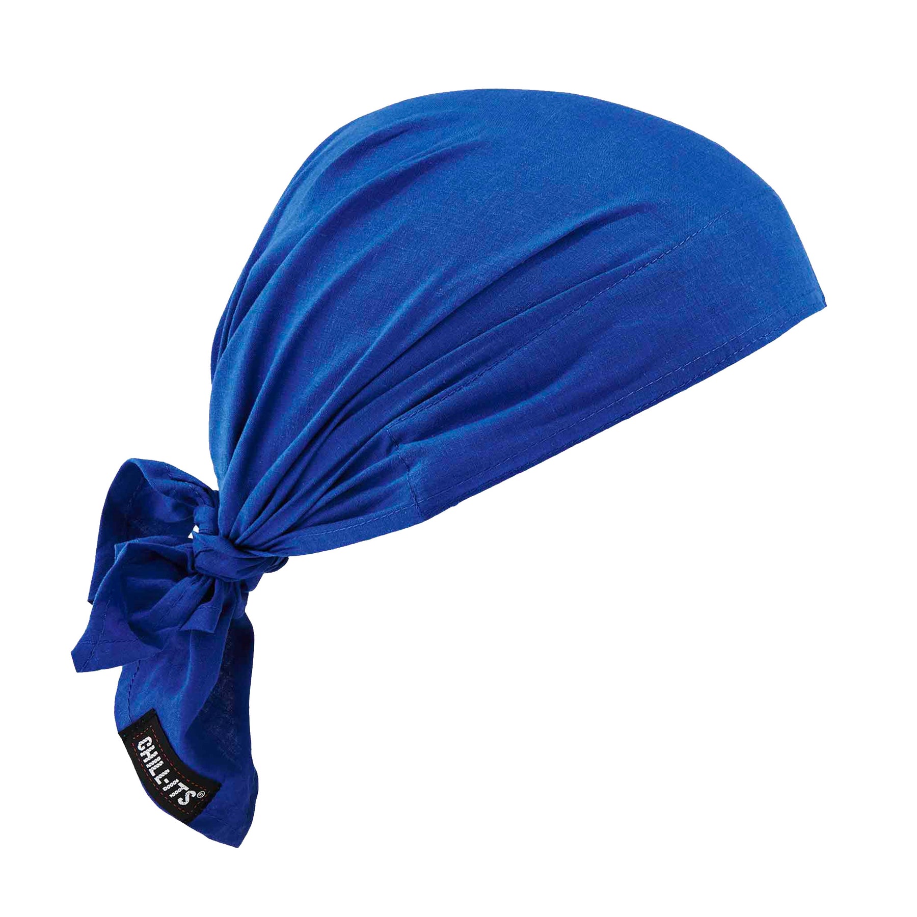 evaporative cooling triangle hat in blue