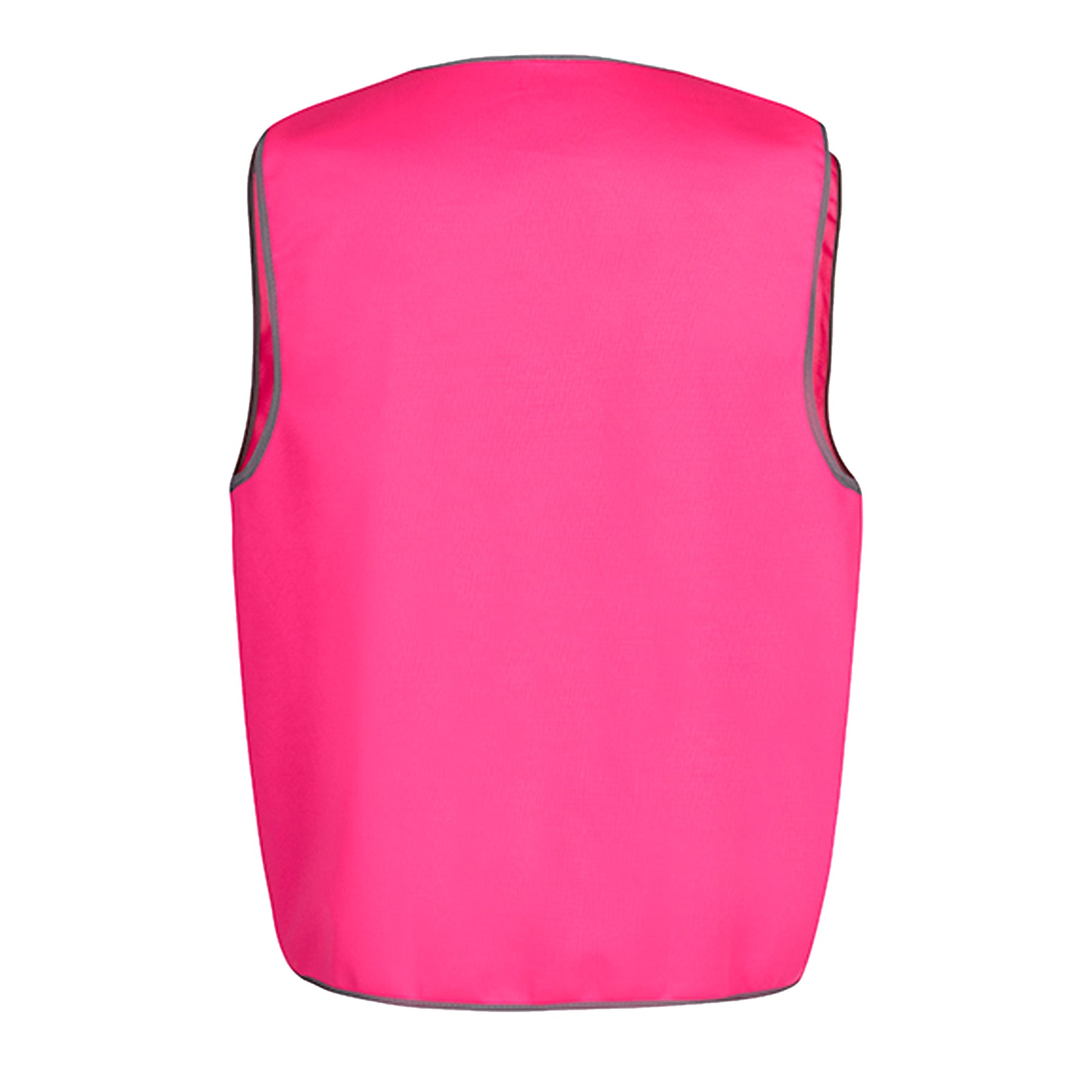 hot pink fluro vest back view