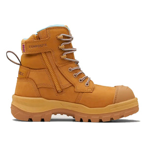 blundstone womens rotoflex work boot in wheat