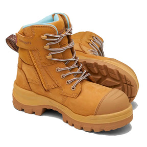 blundstone womens rotoflex work boot in wheat