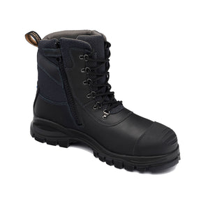 blundstone black chemical resistant work boot 982