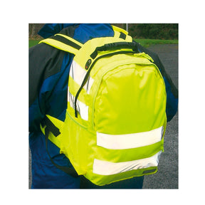 portwest hi vis yellow rucksack