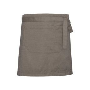 urban half waist apron in natural