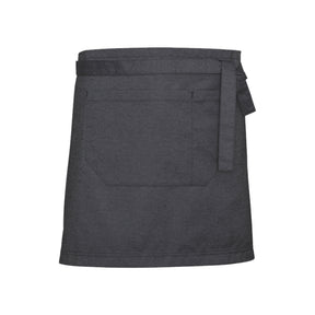 urban half waist apron in slate