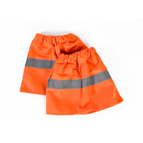 orange hi vis sock protectors