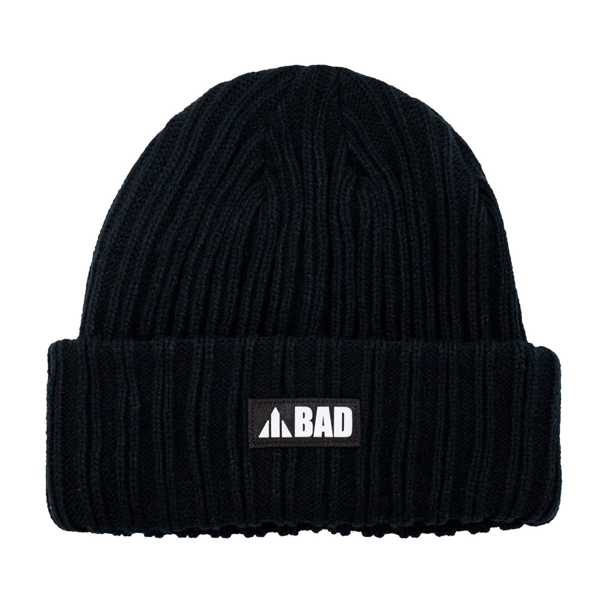 bad workwear black cable beanie
