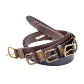 blundstone classic leather belt in brown and black