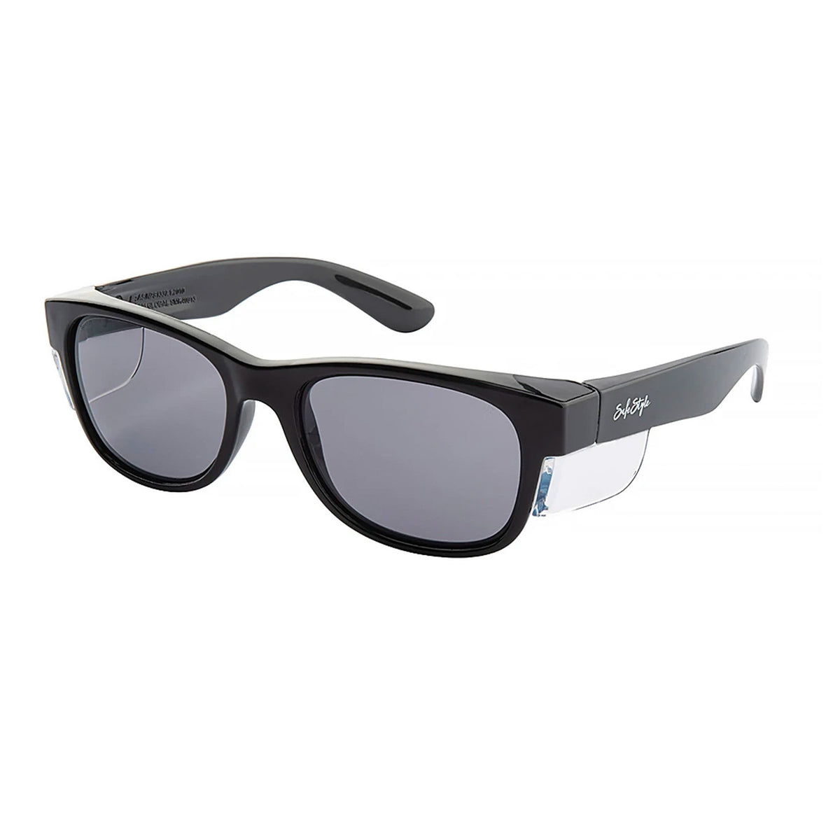 safe style classics glasses with black frame and polarised lens