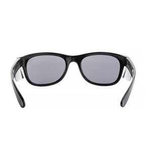 safe style classics glasses with black frame and tinted lens