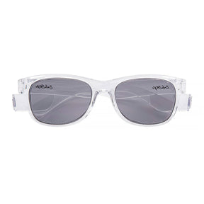 safe style classics clear frame glasses with polarised lens