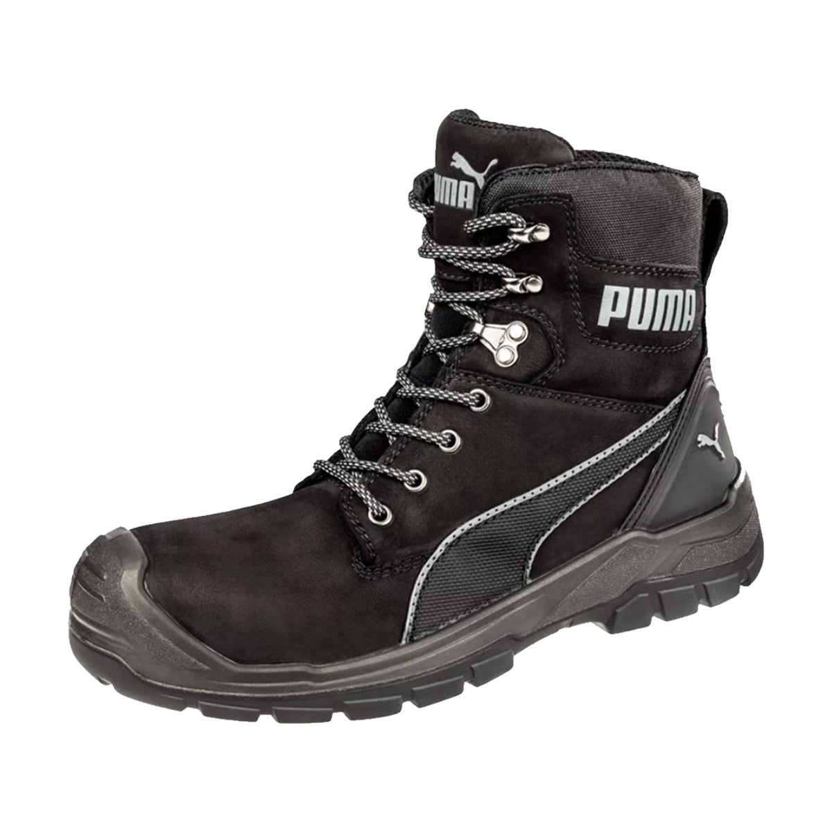 puma conquest safety boot in black