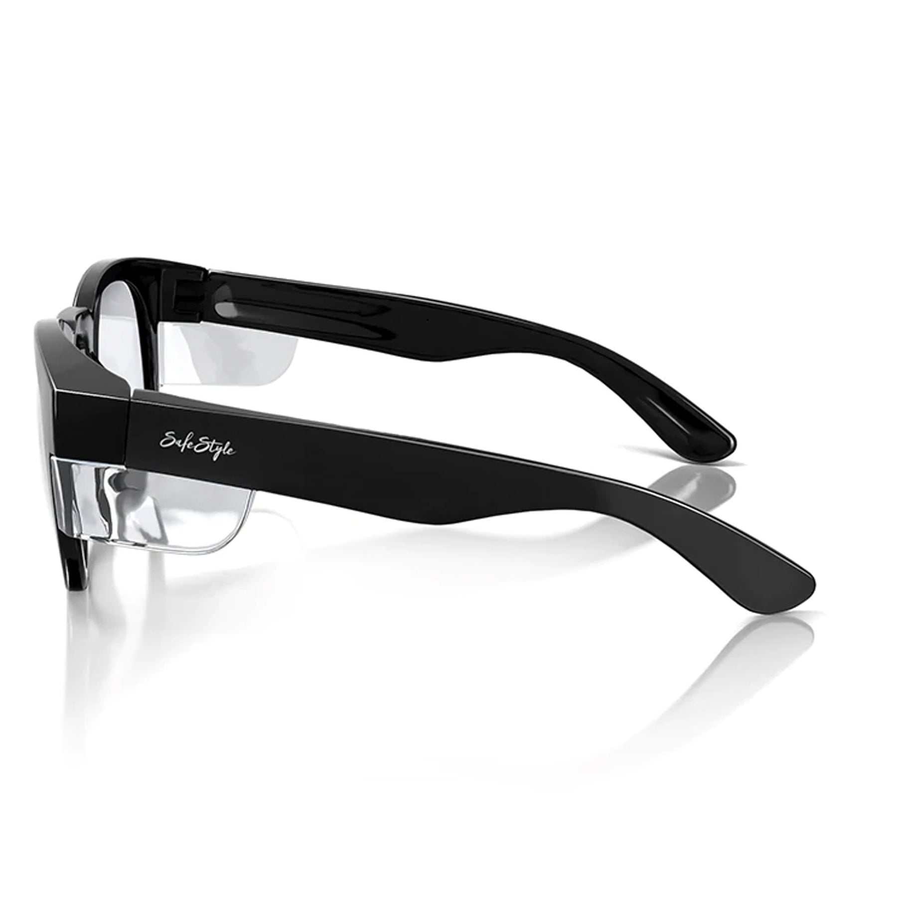 safestyle cruisers black frame safety glasses with clear lens