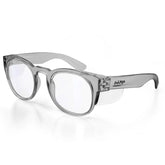 safestyle cruisers graphite frame glasses with clear lens