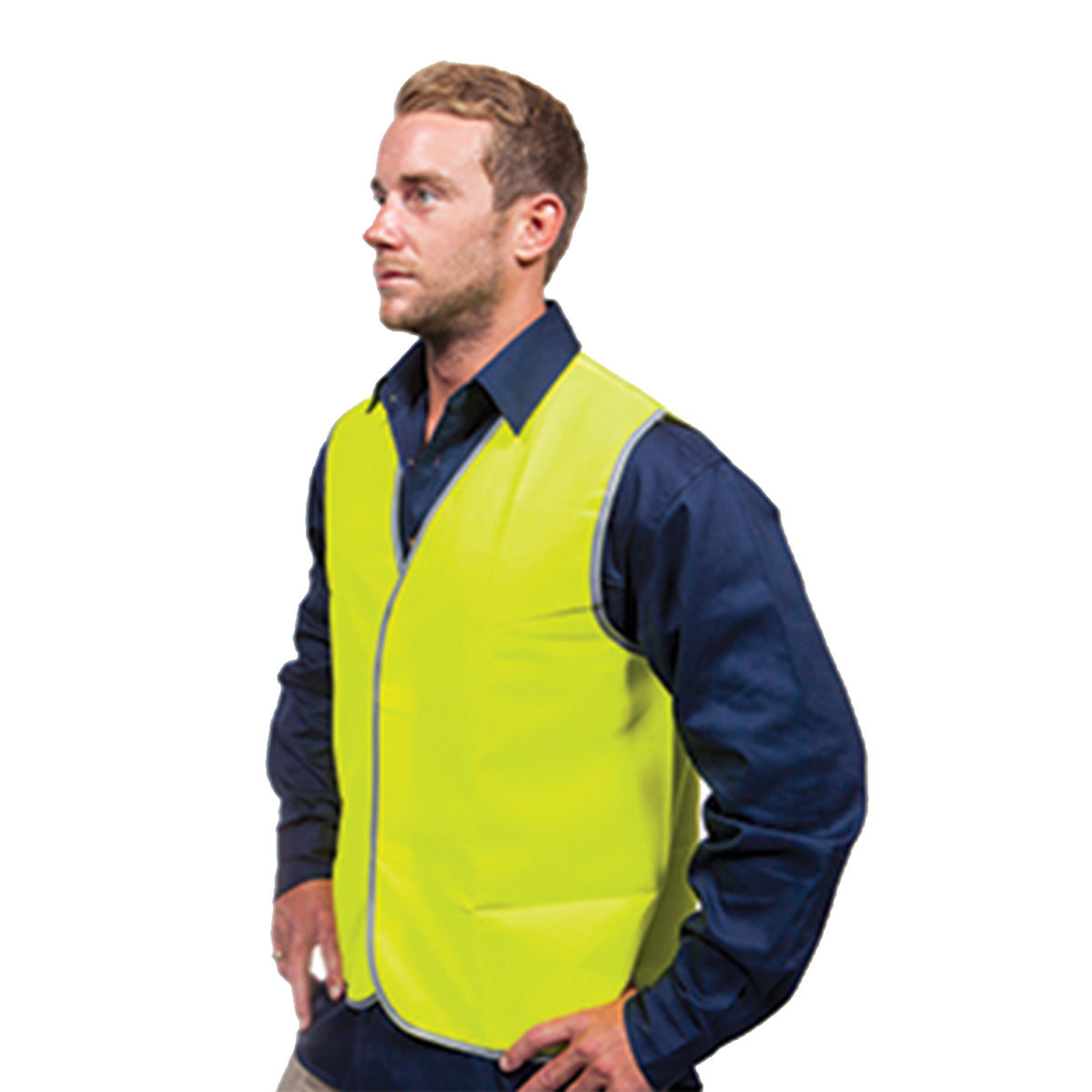 safety vest in yellow