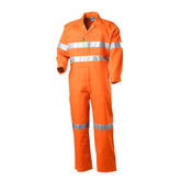 orange lightweight coverall with 3m tape