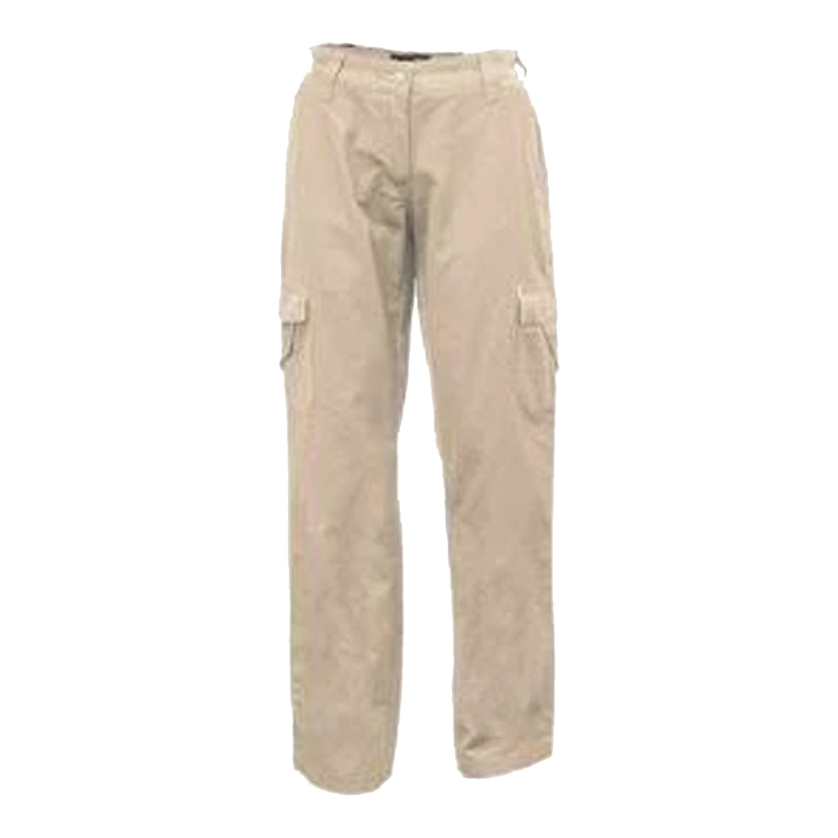 mid weight cotton cargo trousers in safari