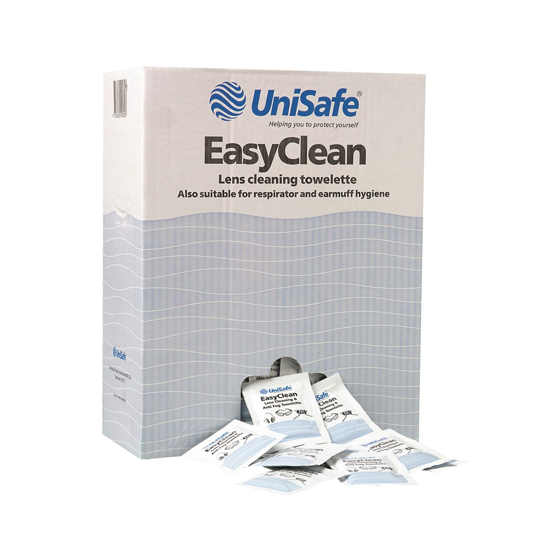 unisafe lens cleaning towelettes