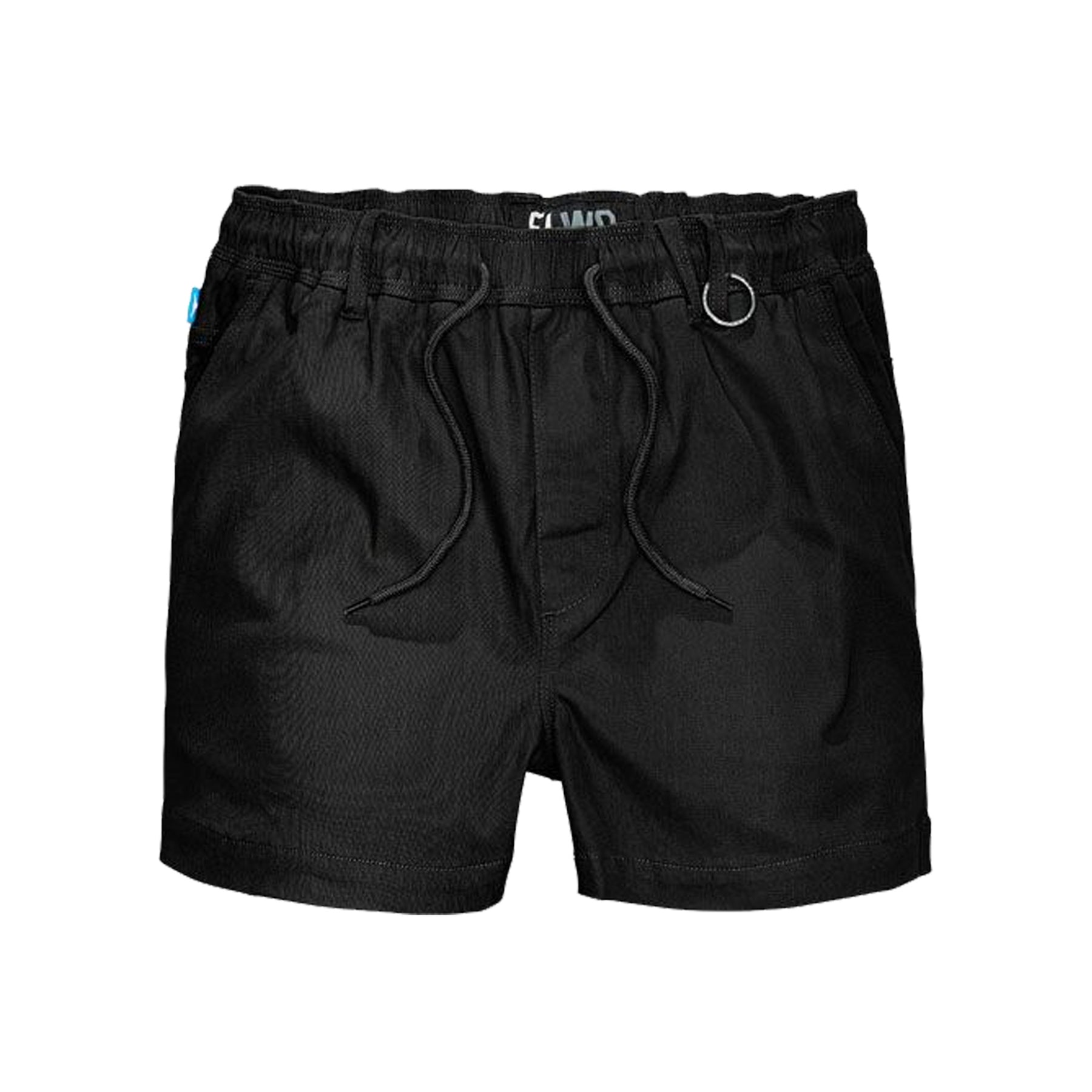 elwd elastic short shorts in black