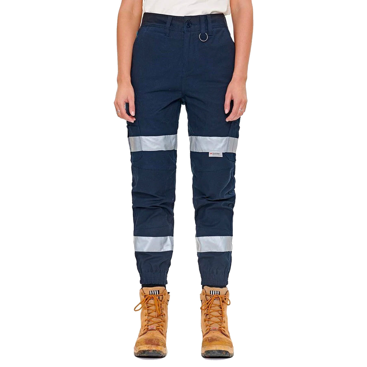 womens elwd reflective cuffed pant in navy