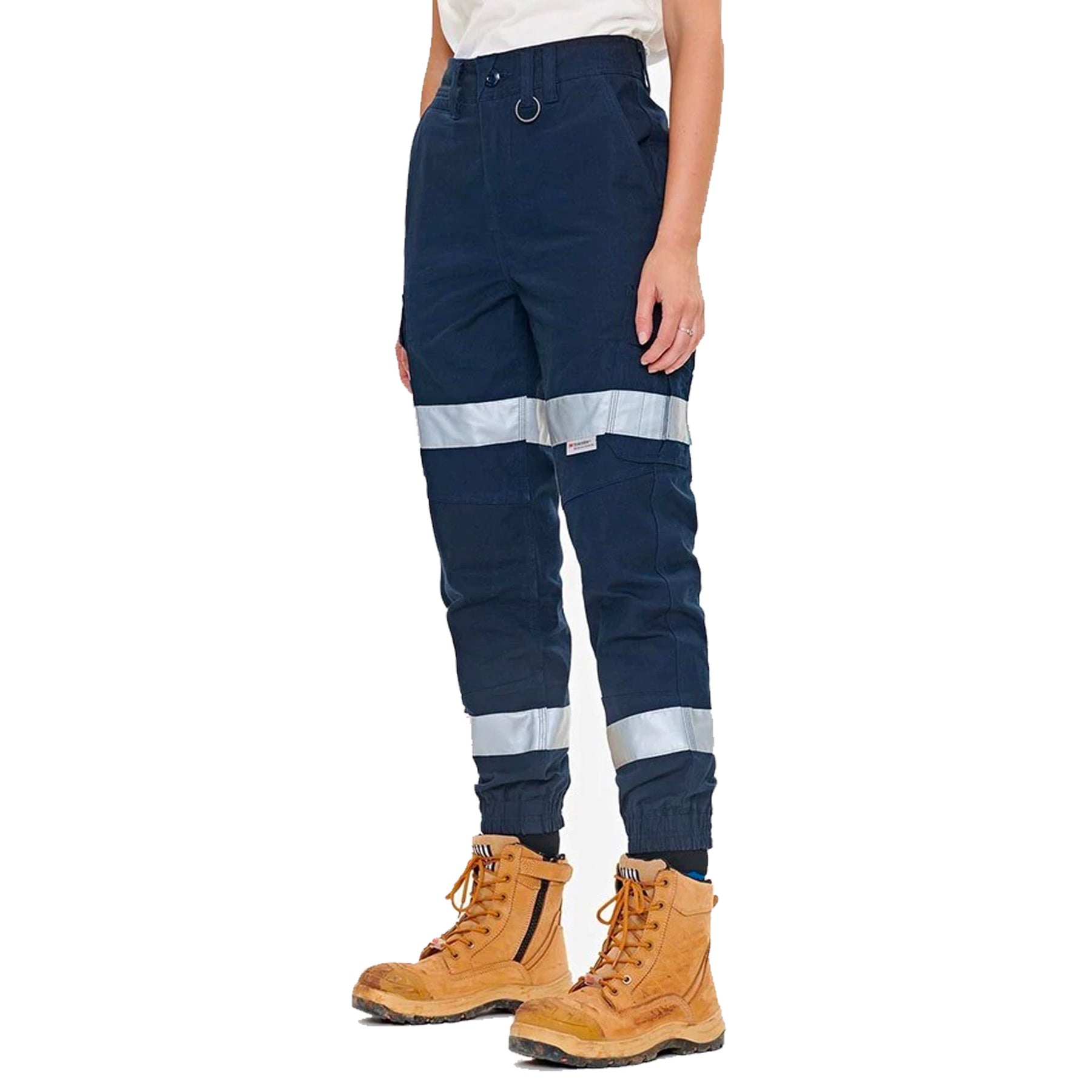 womens elwd reflective cuffed pant in navy