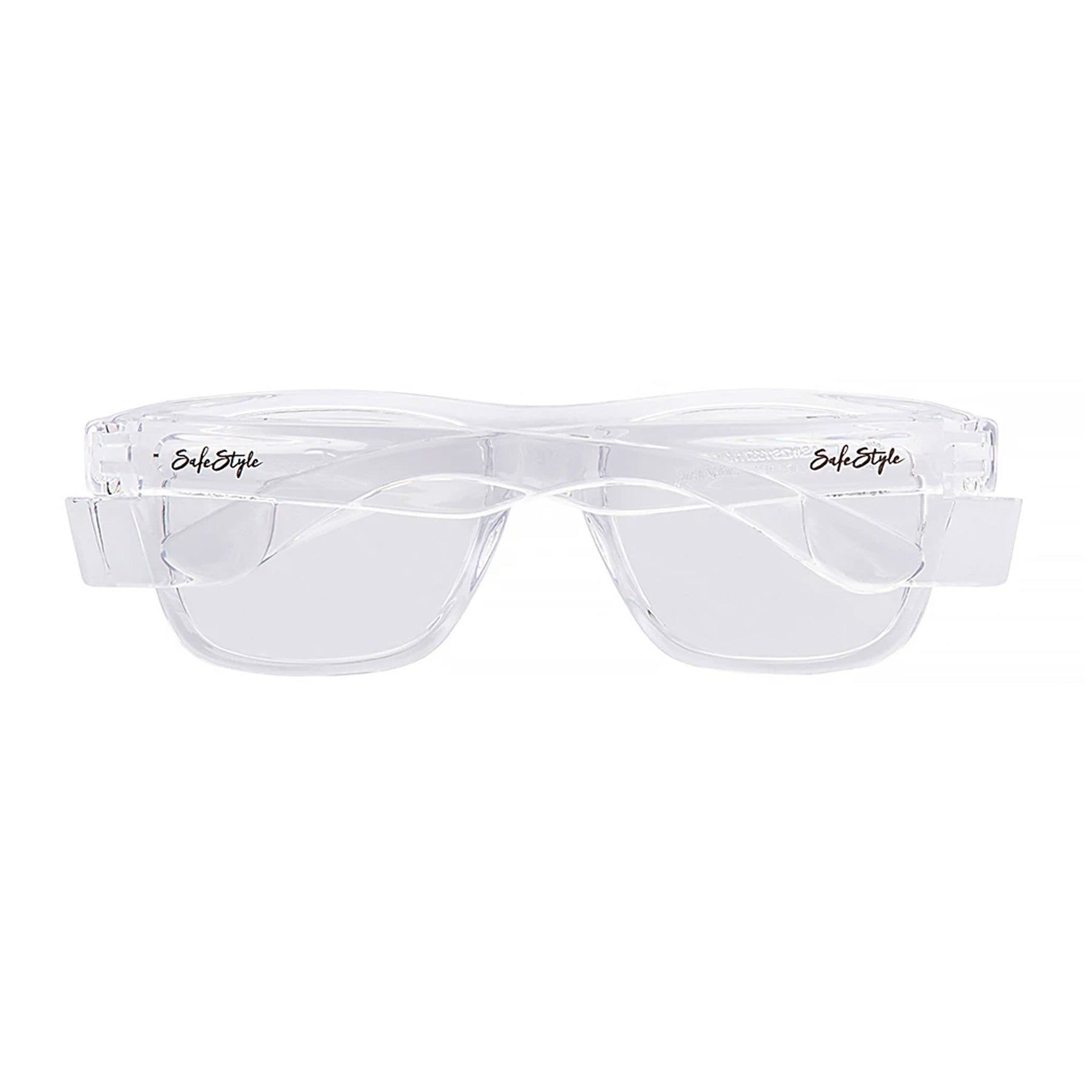 safe style fusions clear frame glasses with clear lens