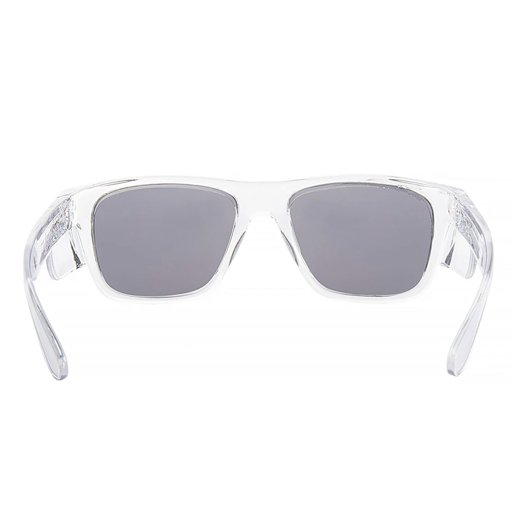 safe style fusions clear frame glasses with polarised lens