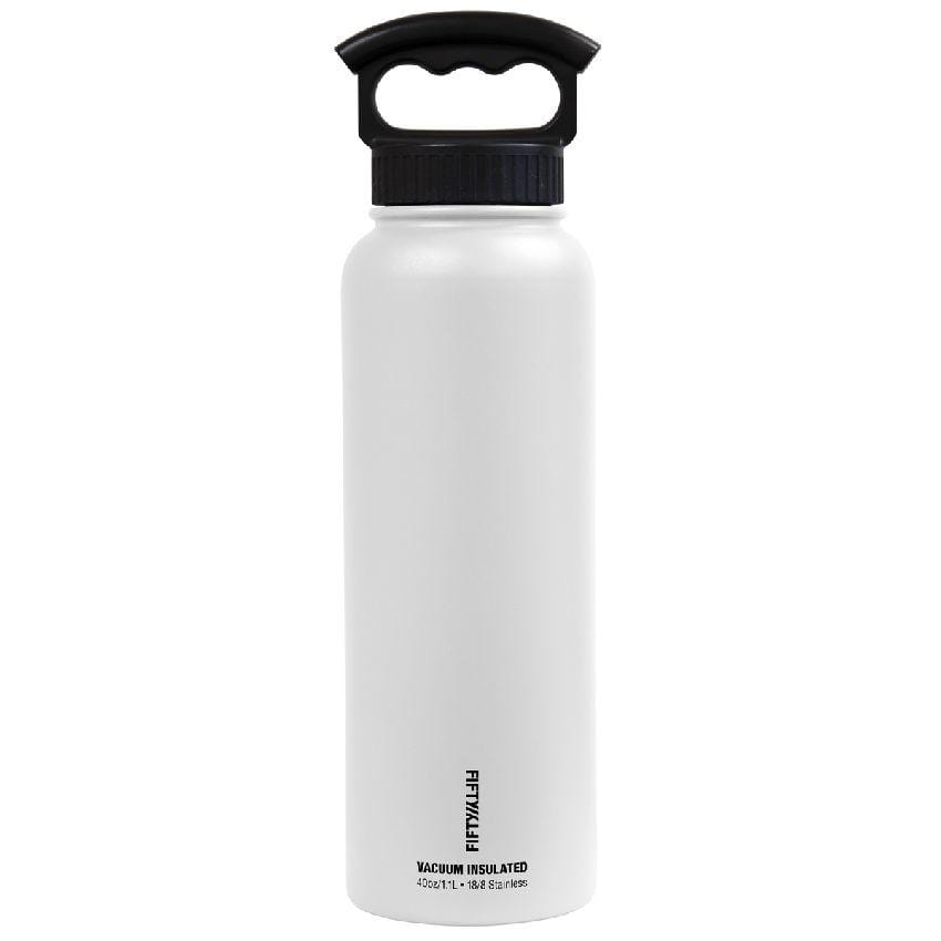 Fifty Fifty FDW200 1.1L Insulated Drinking Bottle - Winter White