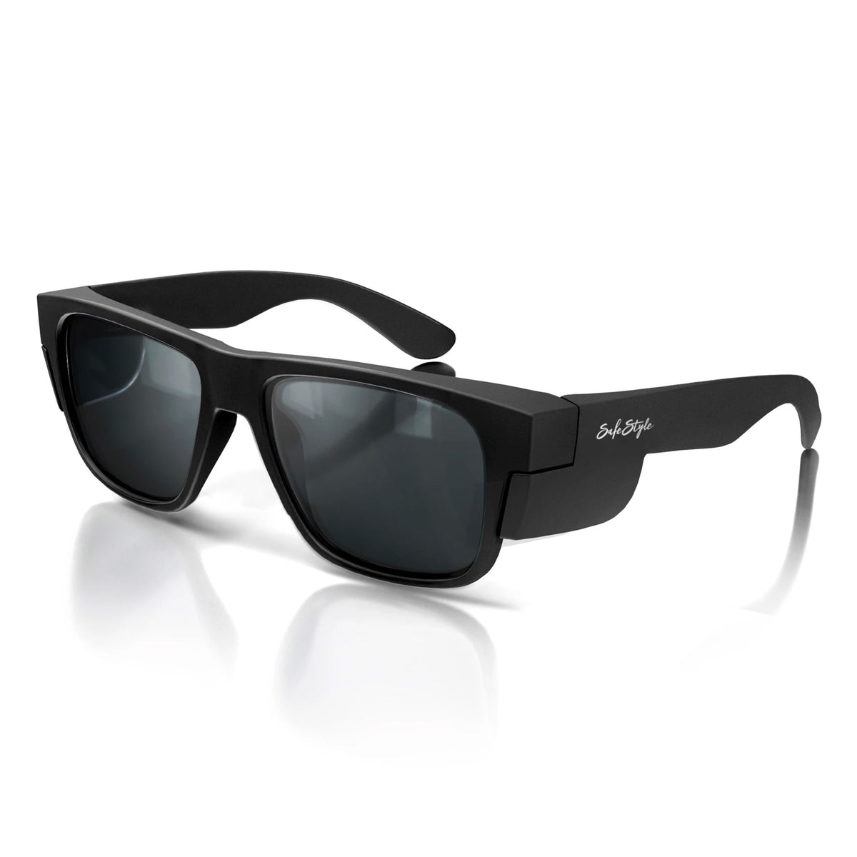 safestyle fusions matte black frame with polarised uv400 lens