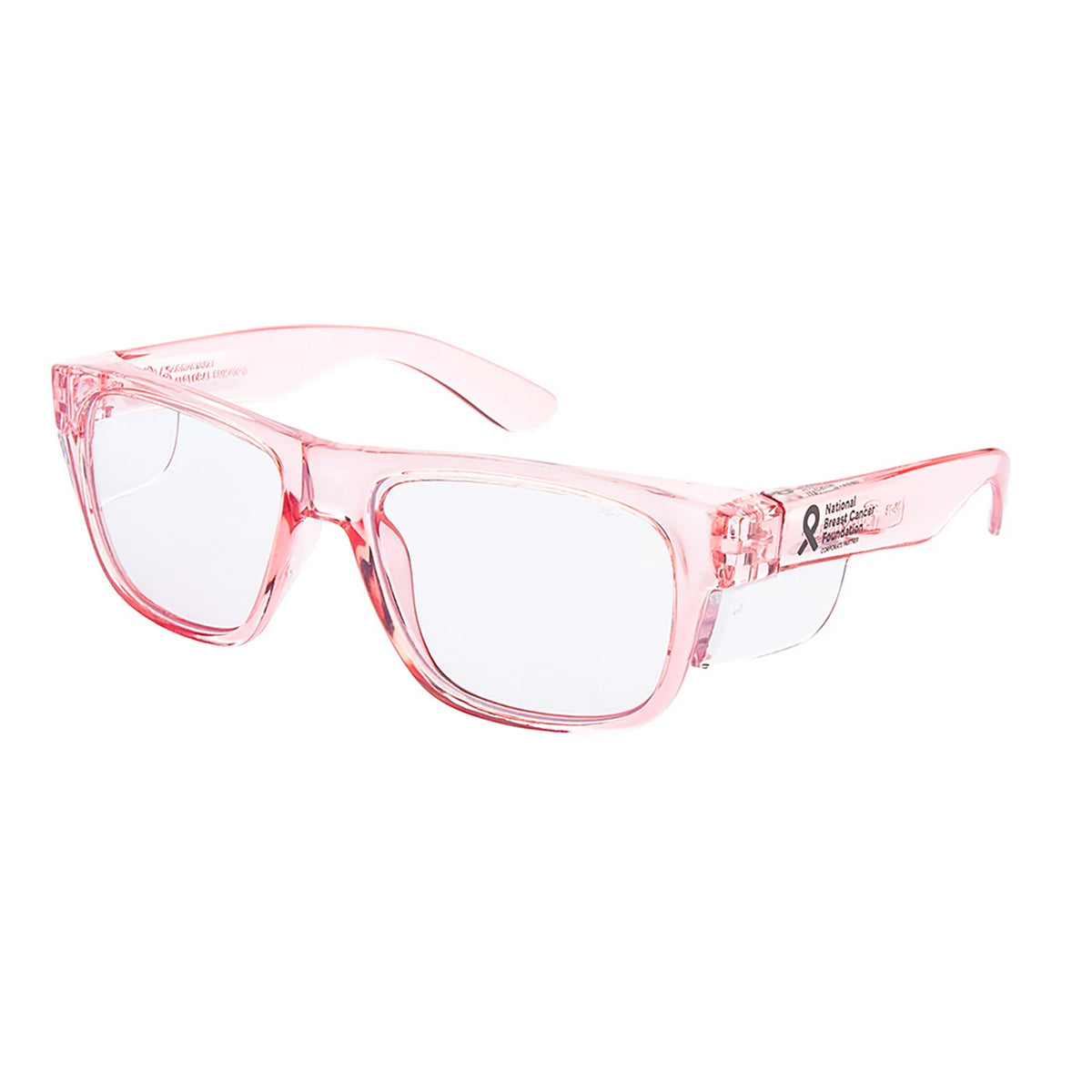 safestyle fusions pink frame with clear uv400 lens